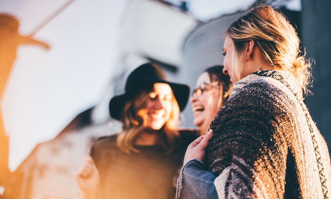 friends laughing